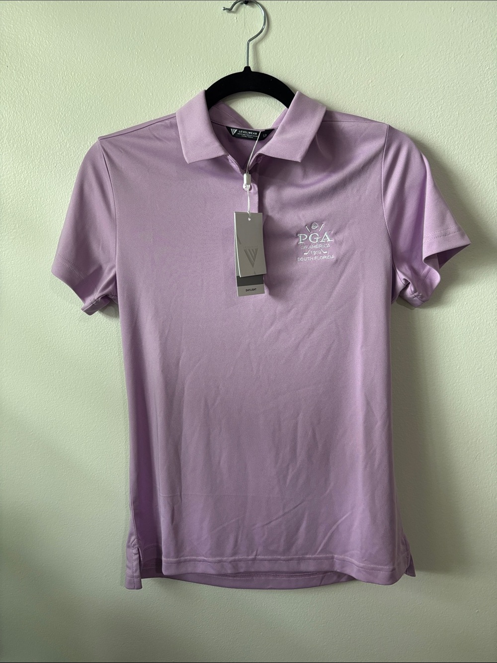 PGA Tour Lilac Performance Polo